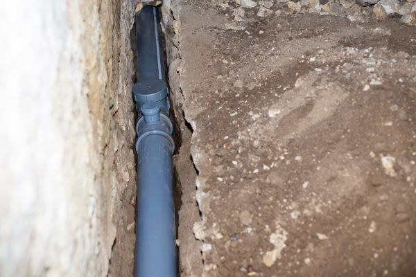 Drain Pipe Installation in Powder Springs